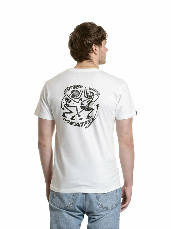 Meatfly Meatfly Herren Shirt Keke Dance Weiß