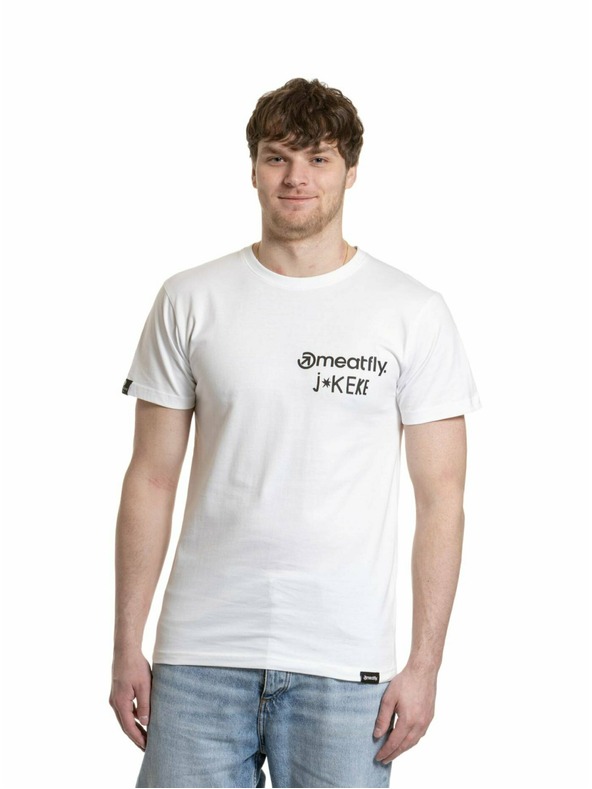 Meatfly Meatfly Herren Shirt Keke Dance Weiß