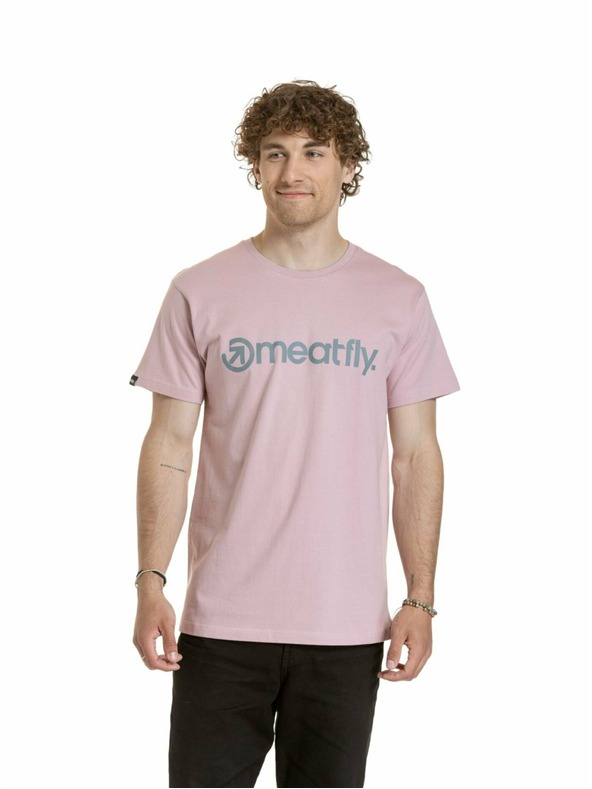 Meatfly Meatfly Herren Shirt MF Logo Maulbeere