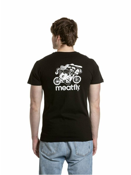 Meatfly Meatfly Herren Shirt Keke Moto Schwarz
