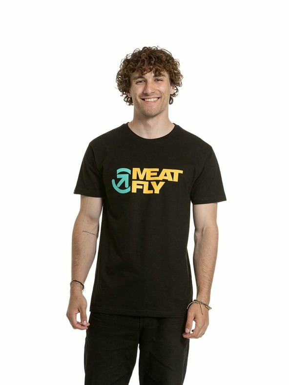 Meatfly Meatfly Herren Shirt Revital Gelb Schwarz