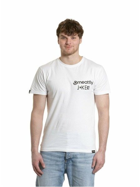 Meatfly Meatfly Herren Shirt Keke Moto Weiß