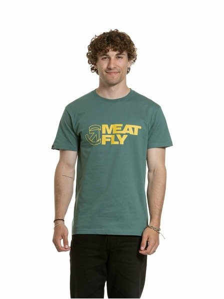 Meatfly Meatfly Herren Shirt Revital Blaugrün