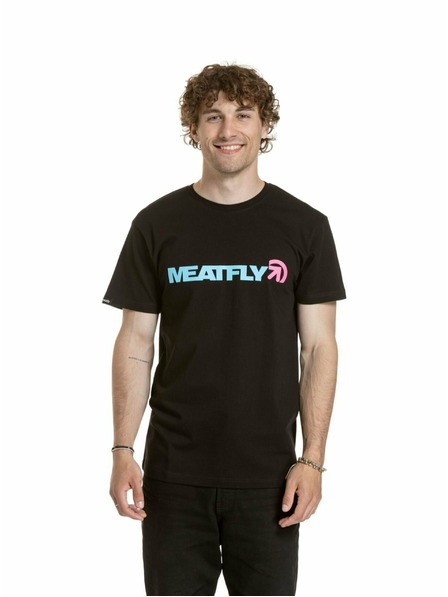 Meatfly Meatfly Herren Shirt Logex Schwarz