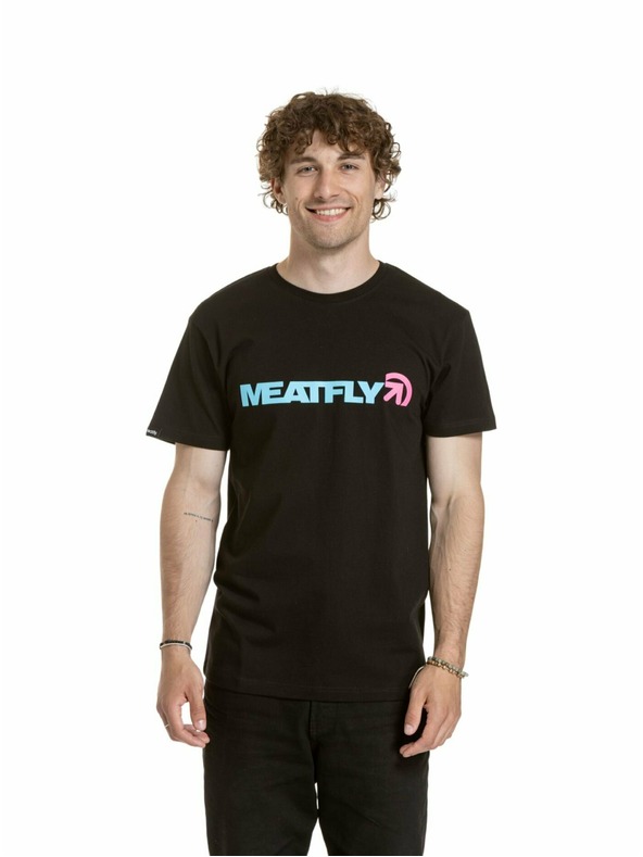 Meatfly Meatfly Herren Shirt Logex Schwarz