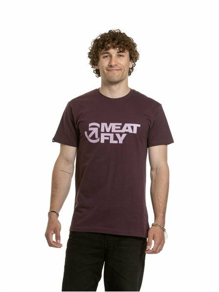Meatfly Meatfly Herren Shirt Revital Schwarzbeere