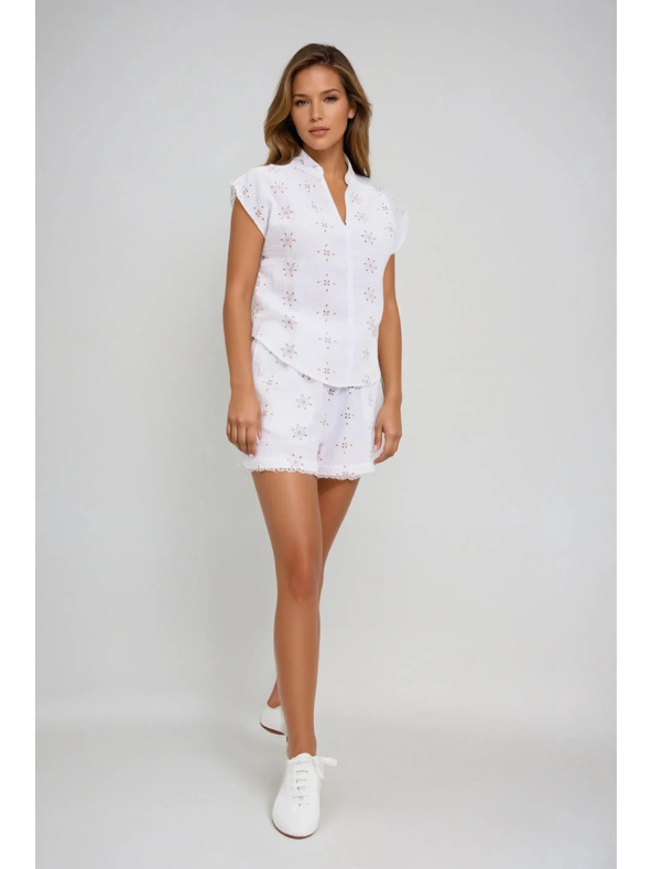 Moodo Damen Shorts Moodo - weiß