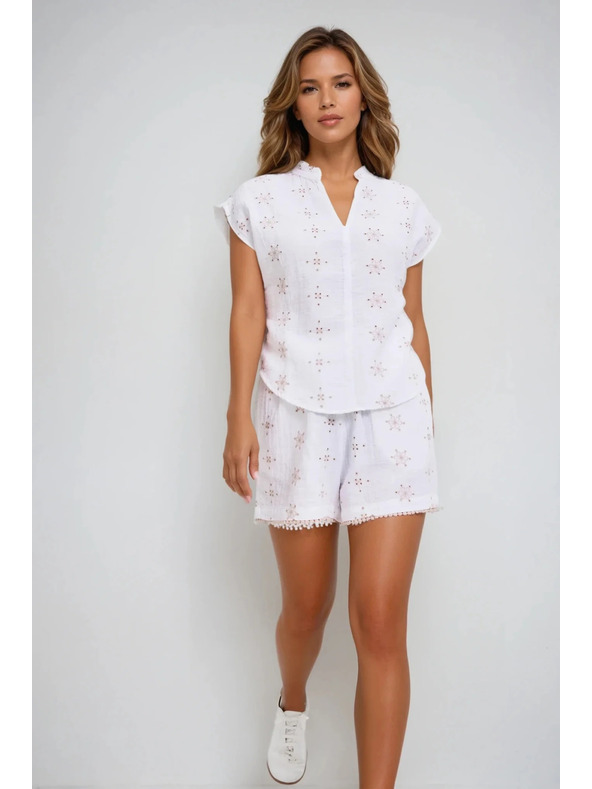 Moodo Damen Shorts Moodo - weiß