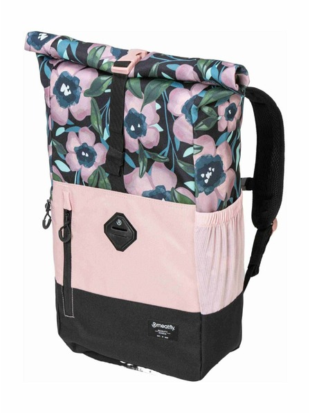 Meatfly Meatfly Rucksack Holler Pink Blumen 28 L | Rosa | Volumen 28 L