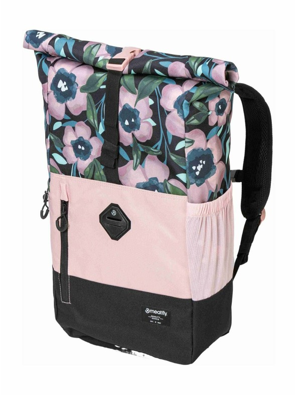 Meatfly Meatfly Rucksack Holler Pink Blumen 28 L | Rosa | Volumen 28 L