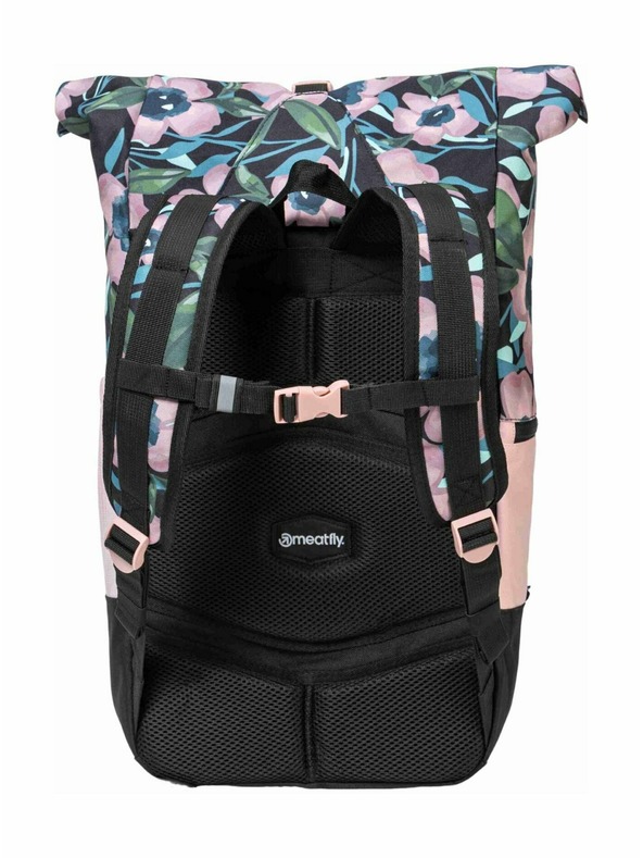 Meatfly Meatfly Rucksack Holler Pink Blumen 28 L | Rosa | Volumen 28 L