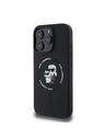 Karl Lagerfeld Karl Lagerfeld Liquid Silicone Karl und Choupette MagSafe Handyhülle für iPhone 16 Pro Max Schwarz