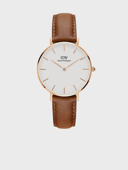 Daniel Wellington Braune Damenarmbanduhr mit Lederarmband Daniel Wellington Petite Durham
