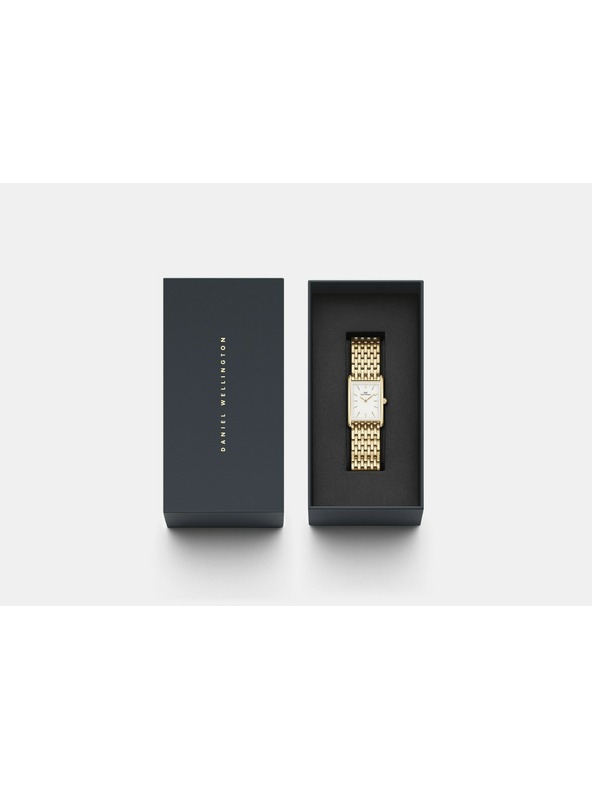 Daniel Wellington Damenarmbanduhr Daniel Wellington Bound 9-Link Gold DW00100705