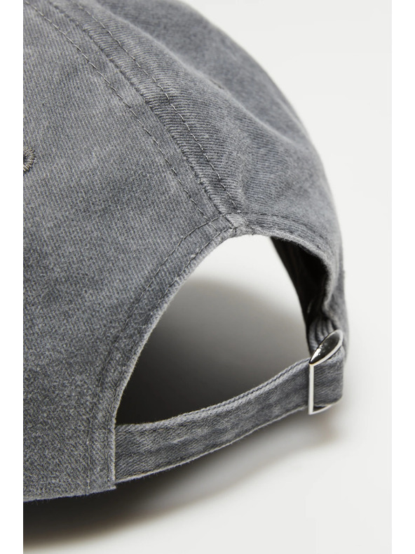 Moodo Graue Baumwoll-Basecap