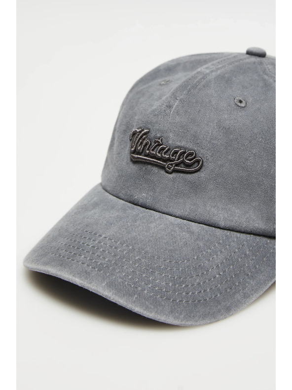 Moodo Graue Baumwoll-Basecap