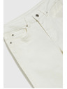 Moodo Cremefarbene Damen Schlagjeans