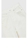 Moodo Weiße Damen Cropped Jeans