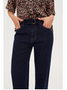 Moodo Dunkelblau Jeans mit Gürtel Moodo
