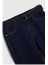 Moodo Dunkelblau Jeans mit Gürtel Moodo