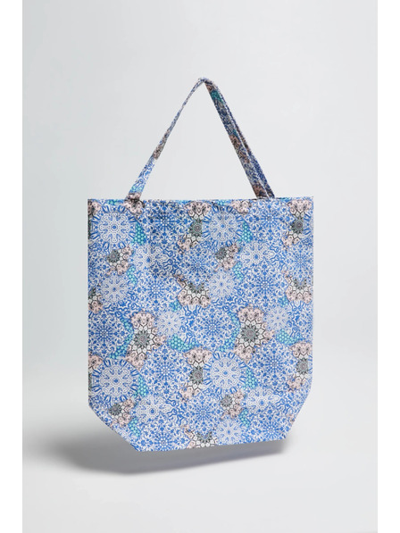 Moodo Hellblaue Baumwolltasche