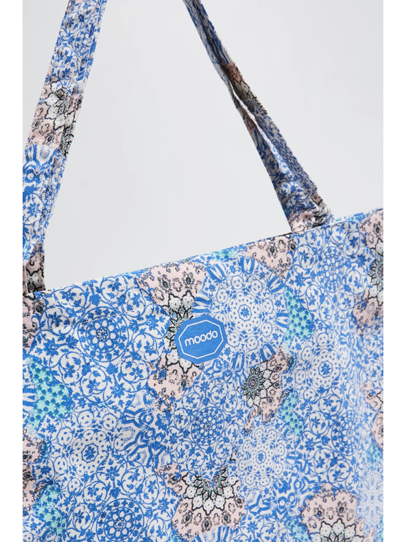 Moodo Hellblaue Baumwolltasche