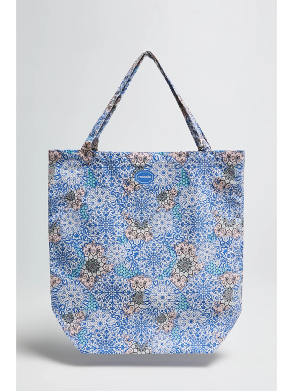 Moodo Hellblaue Baumwolltasche
