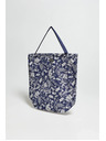 Moodo Blaue Blumentasche aus Baumwolle Moodo