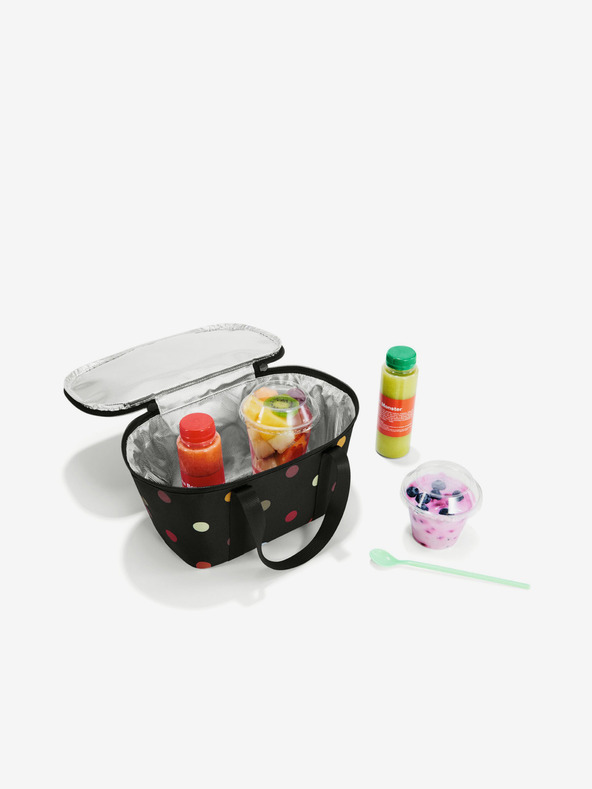 Reisenthel Schwarze gepunktete Kühltasche Reisenthel Coolerbag XS
