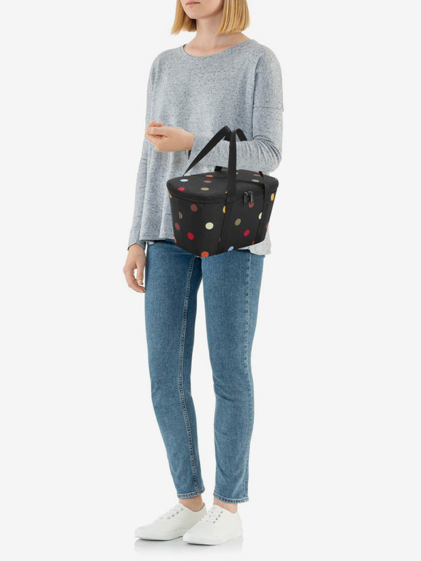 Reisenthel Schwarze gepunktete Kühltasche Reisenthel Coolerbag XS