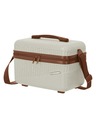 Travelite Kosmetiktasche Travelite Bali Beautycase Weiß/Cognac