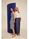 Moodo Damen Hosen Moodo - blau
