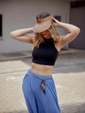 Edoti Damen Culotte Hosen - blau EDOTI