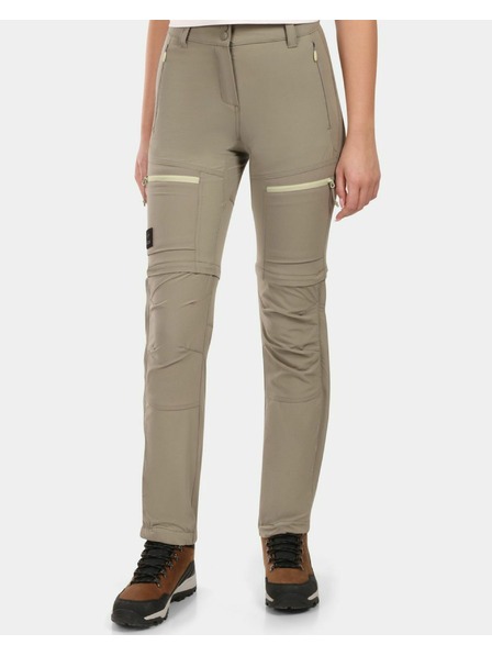 Kilpi Damen Outdoor Abnehmbare Hosen Kilpi HOSIO-W Khaki