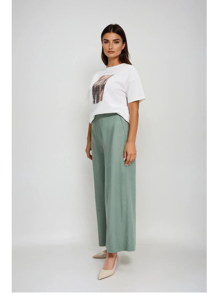 Moodo Damen Hosen Moodo - Grün