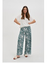 Moodo Damen Loose Fit Hosen mit Schlitzen