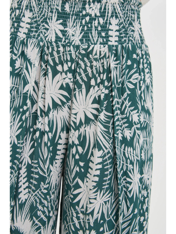 Moodo Damen Loose Fit Hosen mit Schlitzen