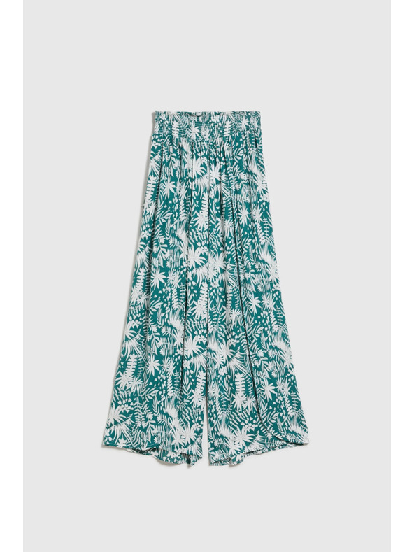 Moodo Damen Loose Fit Hosen mit Schlitzen