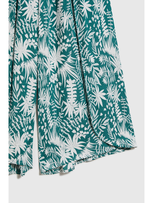 Moodo Damen Loose Fit Hosen mit Schlitzen