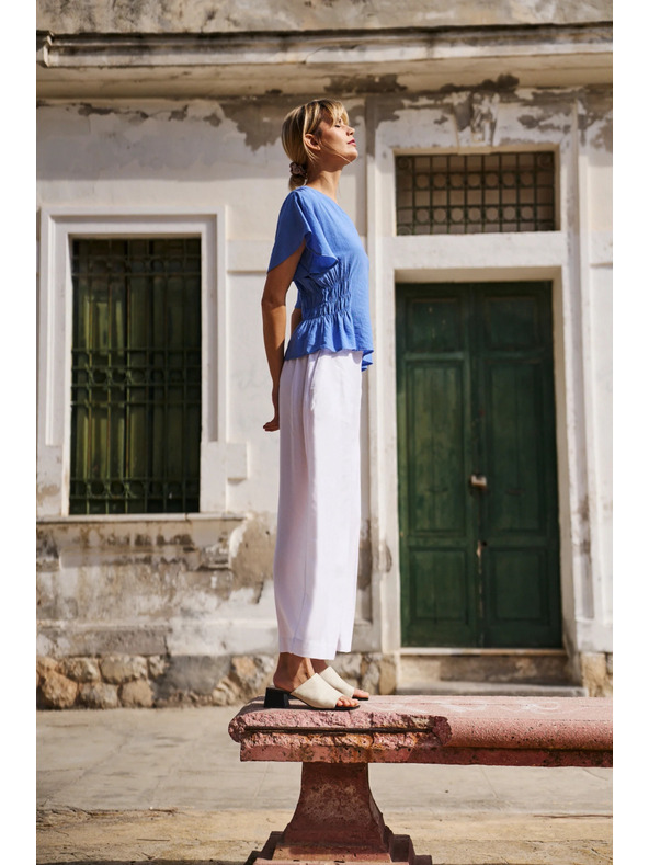 Moodo Damen Hosen Moodo - Weiß