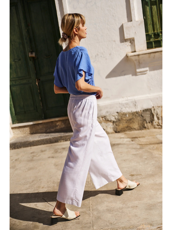 Moodo Damen Hosen Moodo - Weiß