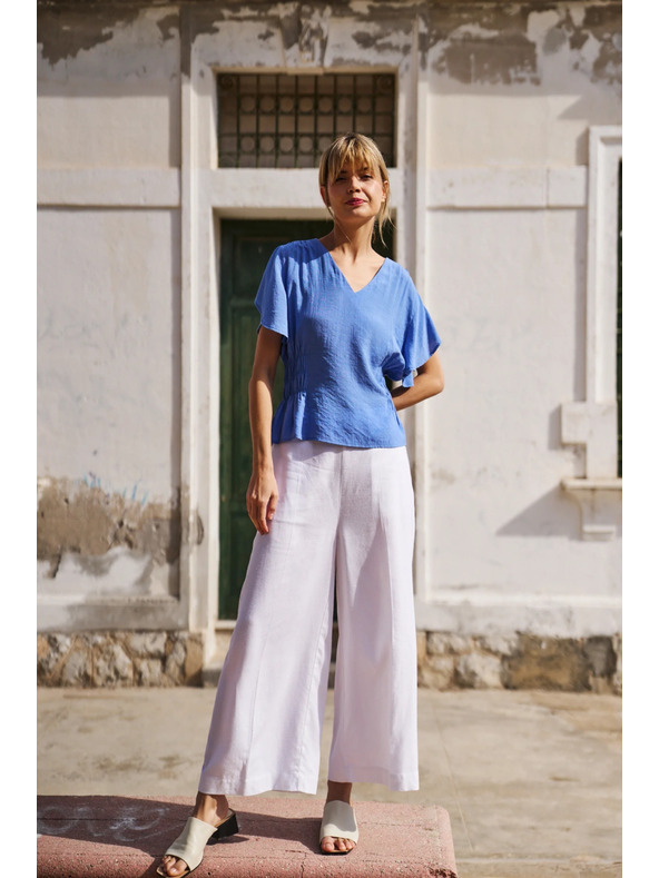 Moodo Damen Hosen Moodo - Weiß