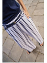 Moodo Damen Gestreifte Hosen Moodo