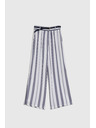 Moodo Damen Gestreifte Hosen Moodo