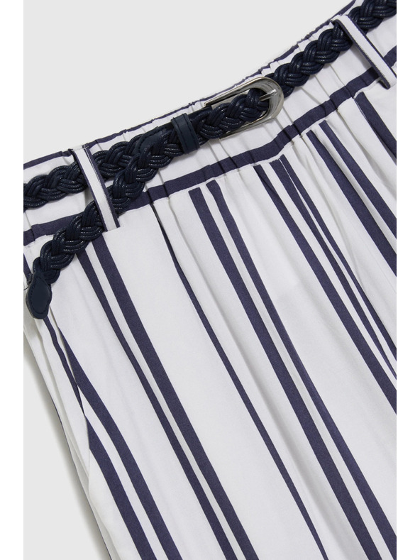 Moodo Damen Gestreifte Hosen Moodo