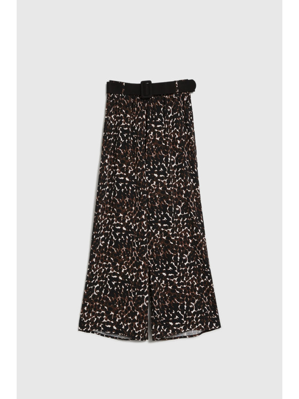 Moodo Damen Leoparden Hosen Moodo – Braun