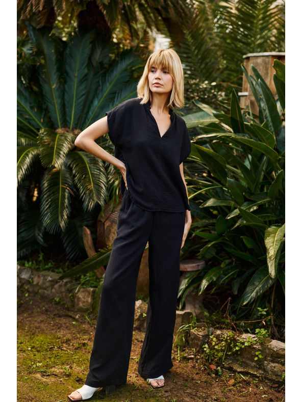 Moodo Damen Hosen Moodo - Schwarz