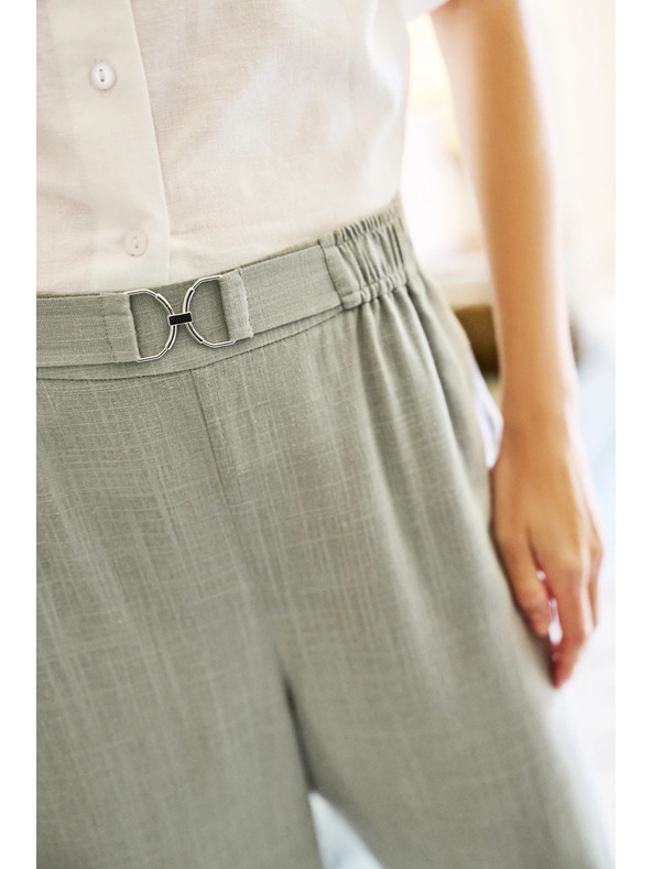 Moodo Damen Hosen Moodo - Grün