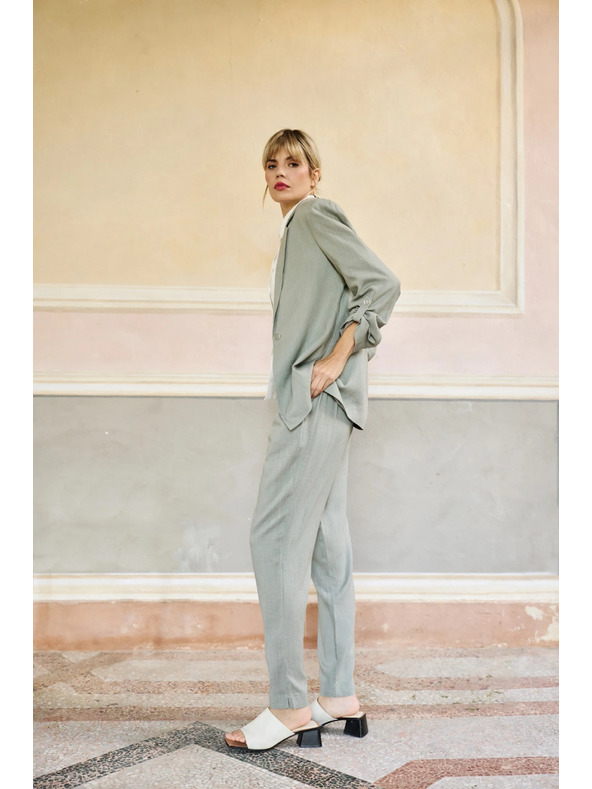 Moodo Damen Hosen Moodo - Grün