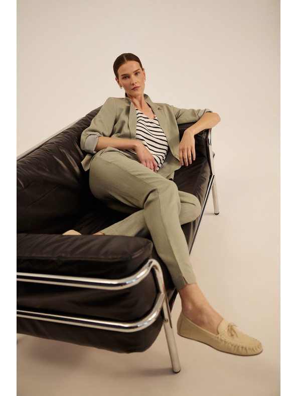 Moodo Damen Hosen Moodo - Grün